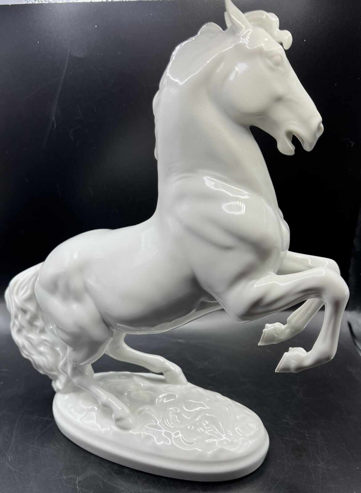 Wien Augarten Porcelain Horse Sculpture by Augarten Vienna Austria 1937