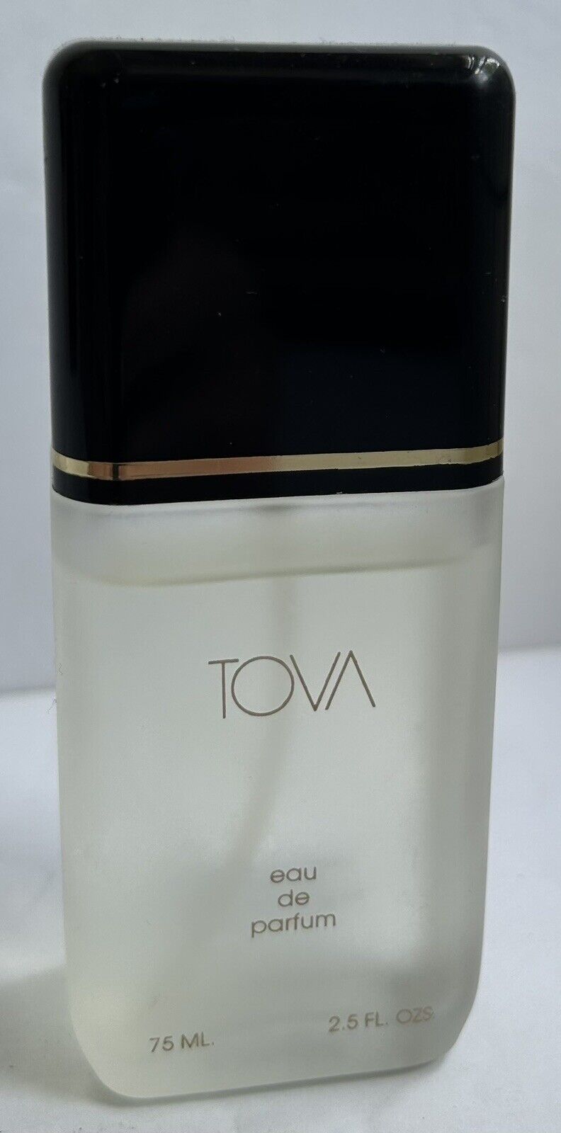 Vintage 1990's Tova Beverly Hills Frosted Eau de Parfum 2.5 Oz. Perfume Spray