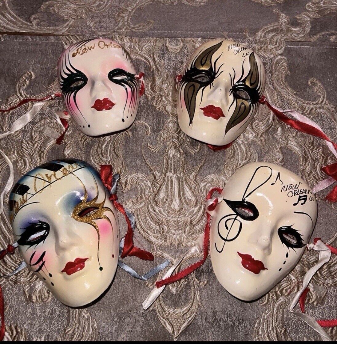 Vintage Mardi Grad Masks