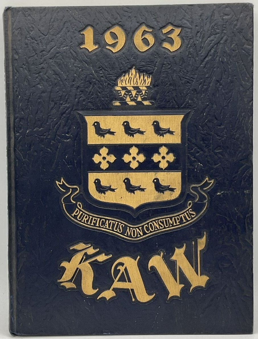 1963 KAW Washburn University of Topeka Kansas Annual Yearbook American Culture