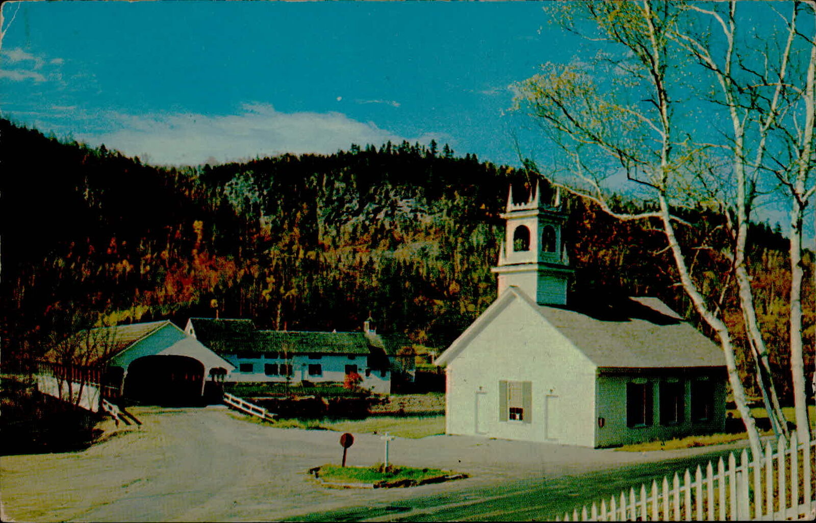 Postcard: Devil\'s Slide New Hampshire