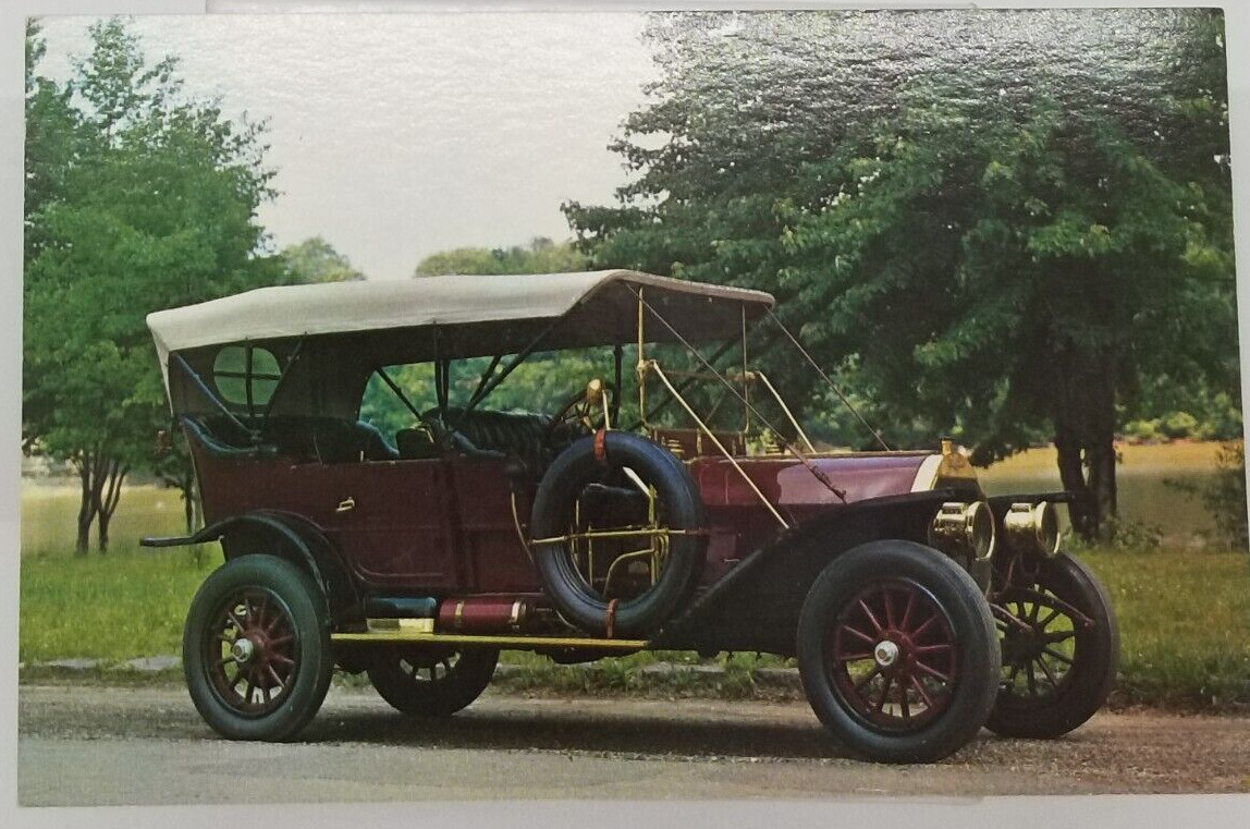 Postcard 1911 Stevens-Duryea Touring Antique Car Auto