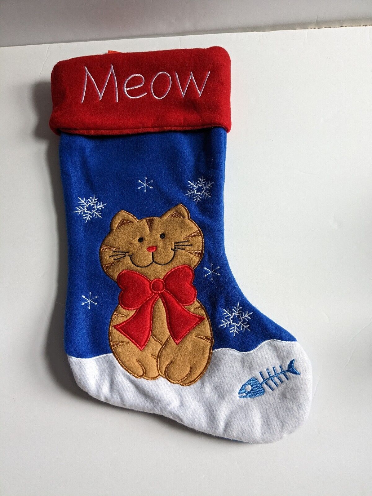 Adorable Kitty Cat Christmas Meow Stocking NEW For Kids, Adults and CATS 