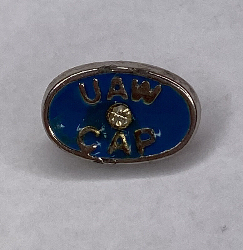Vintage Collectible Pin: Union UAW CAP Community Action Program