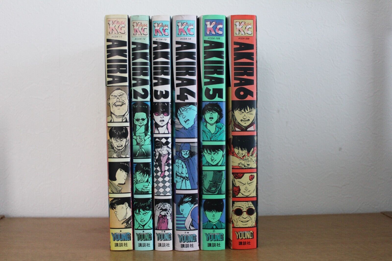 AKIRA Vol.1-6 Complete Full Set  Comics  Japanese language Katsuhiko Otomo