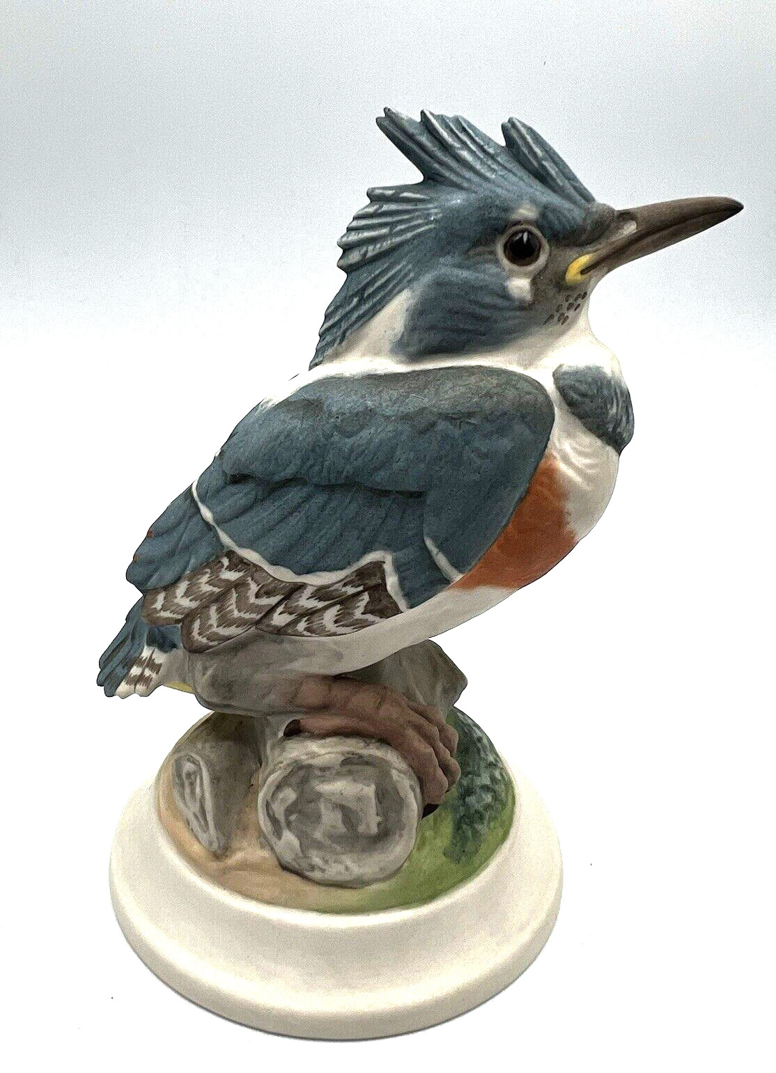 Vintage Boehm Bone Porcelain-Fledgling Kingfisher Figurine-#449   6\
