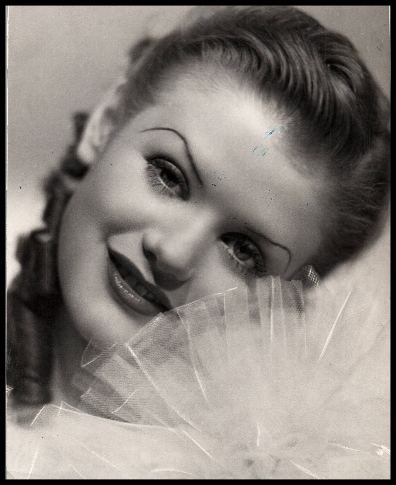 Hollywood Beauty Simone Simon Stunning Portrait Orig 1930s DBW Vintage Photo 270