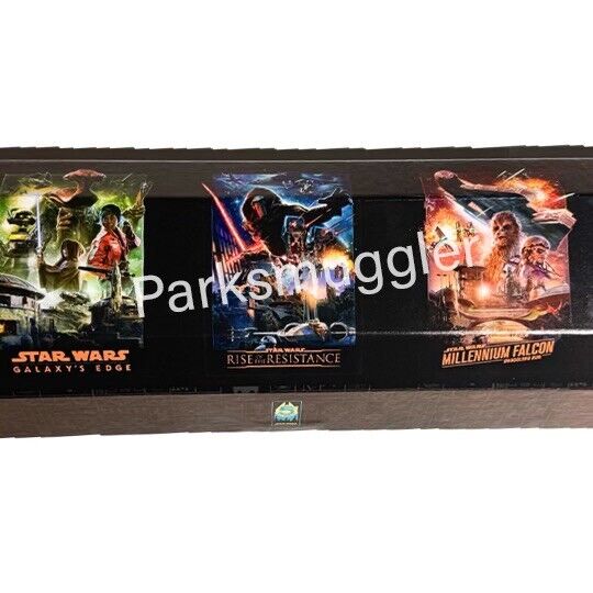 2024 Disney Star Wars Galaxy's Edge 5 Year Anniversary Posters Set of 3 Disney.