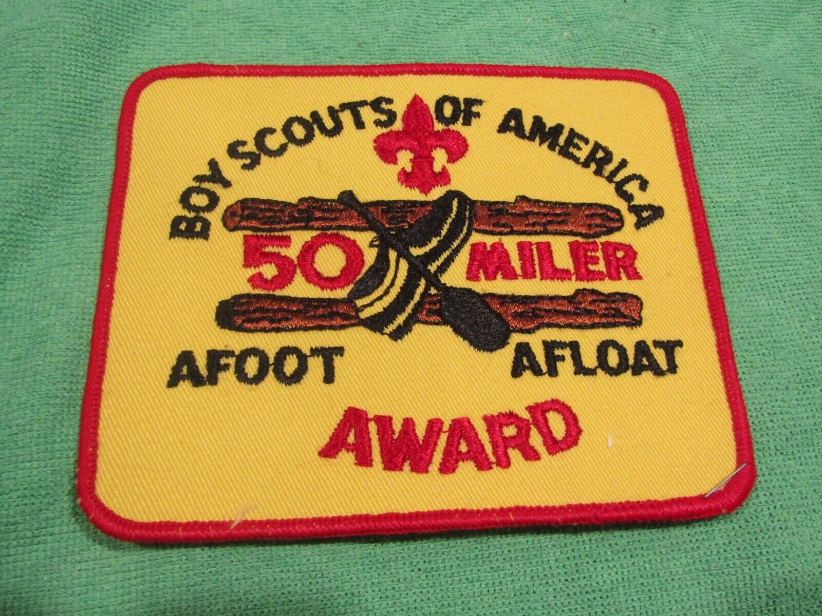 Boy Scouts Of America 50 Miler Afoot Afloat Award Patch