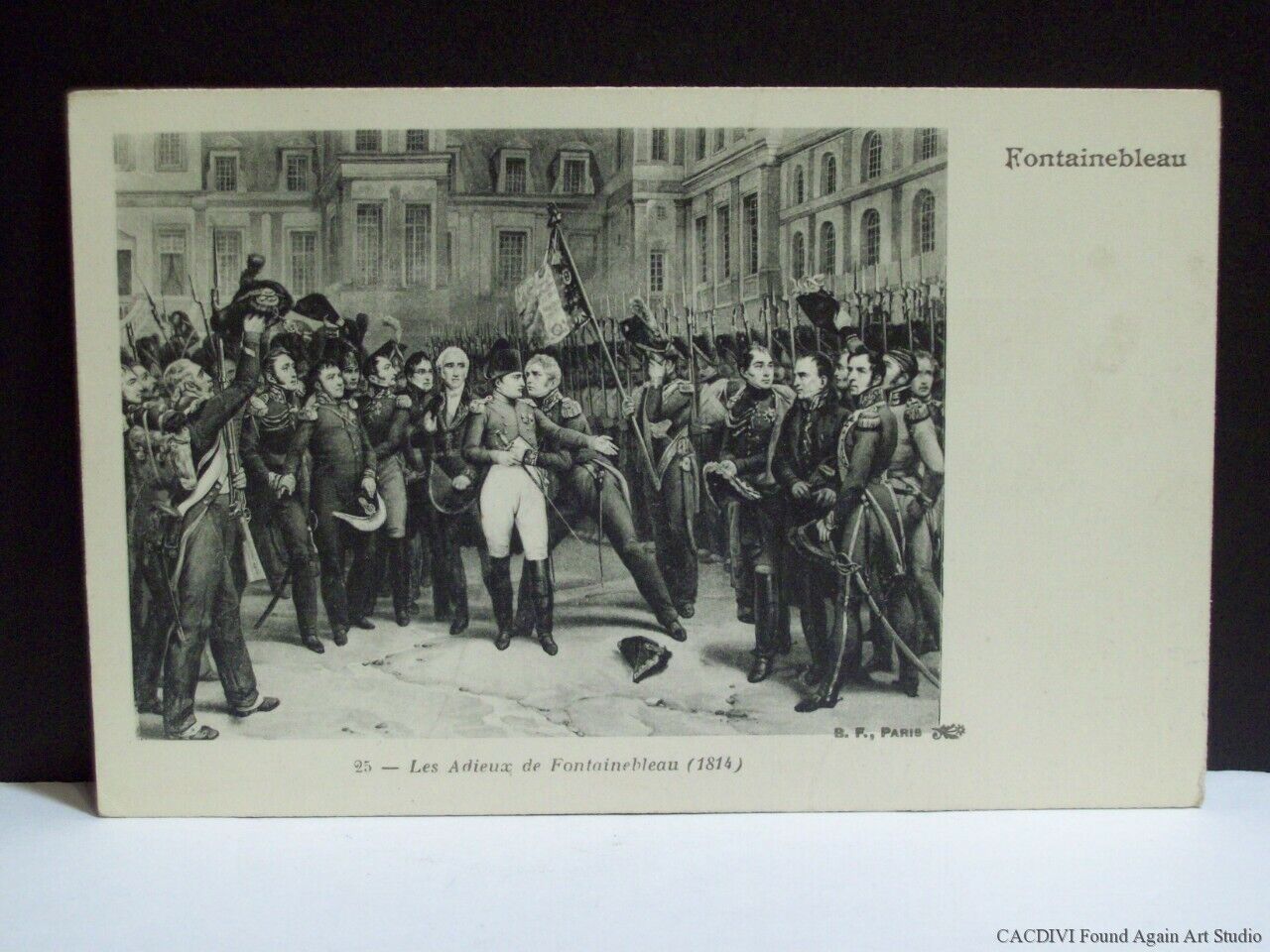 Napoleon\'s Farewell to Imperial Guard Royalty Postcard Les Adieux de Napoleon