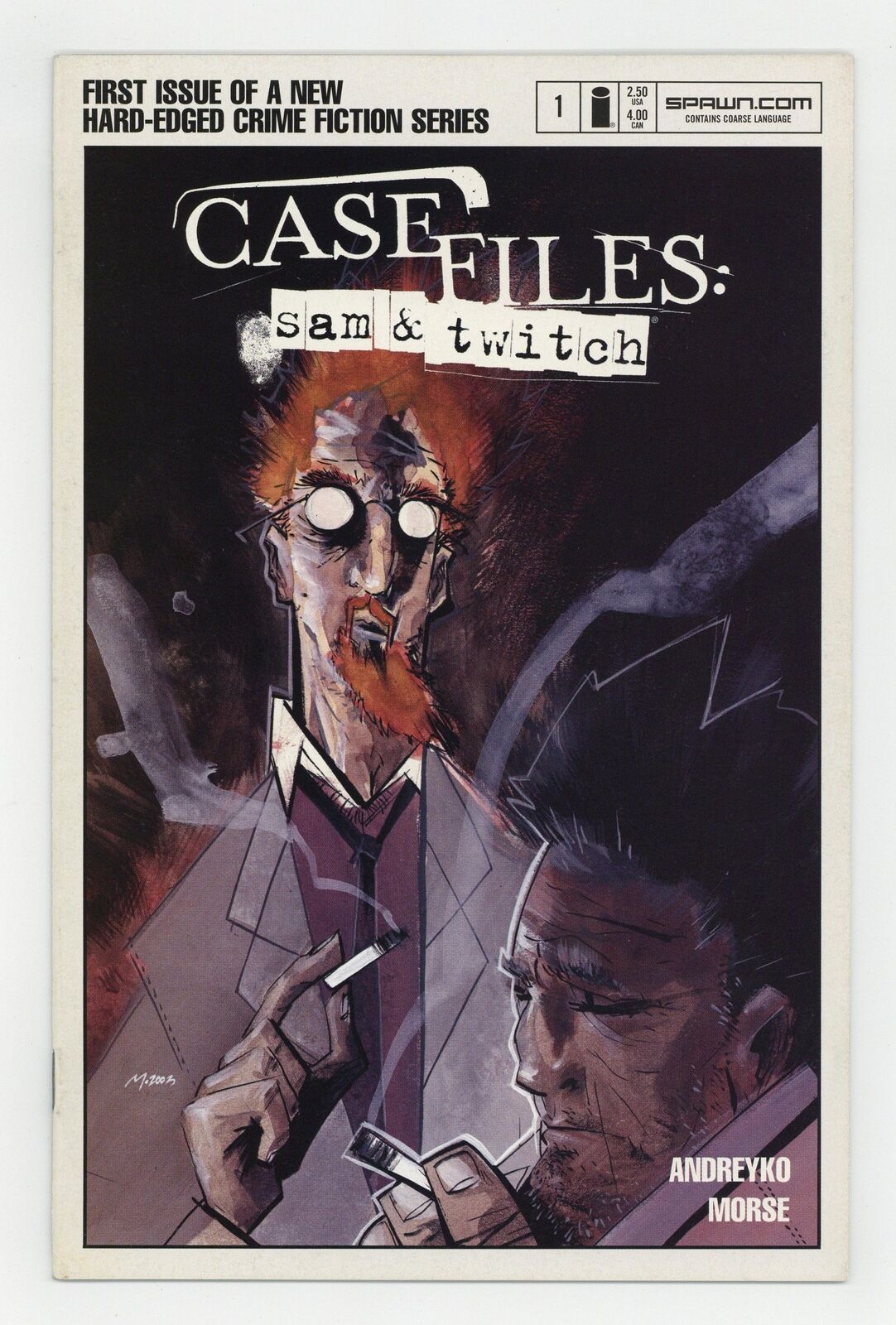 Case Files Sam and Twitch #1 VF 8.0 2003