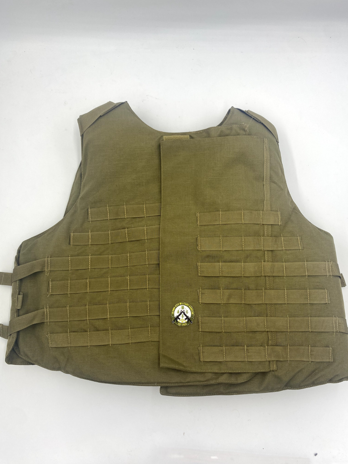 USGI Mint Tri-Fold Vest w/ Inserts(Protective) Coyote Brown USMC GWOT X-Large