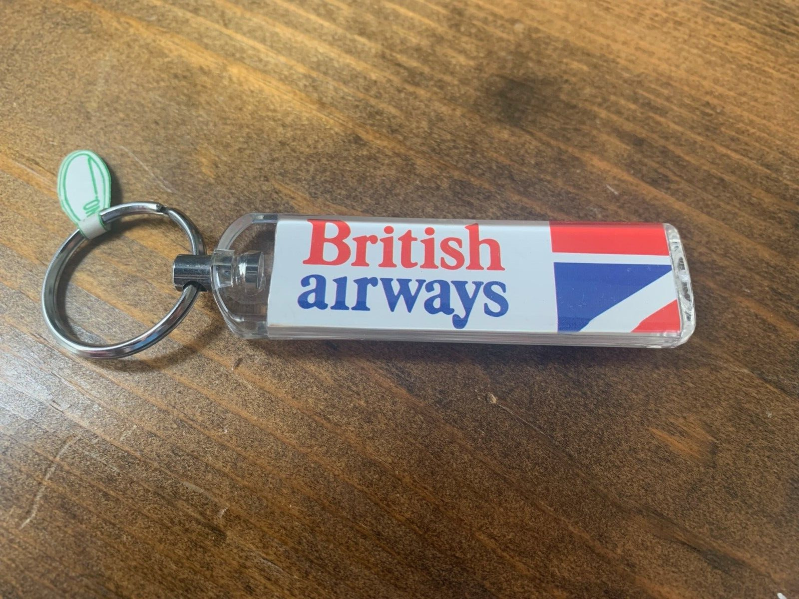 Vintage Rare British Airways Logo Keychain