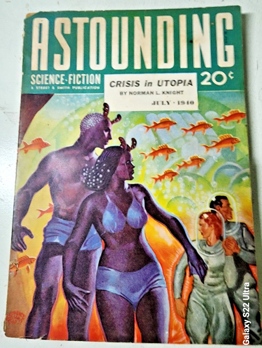 Astounding Science Fiction July 1940 Robert Heinlein