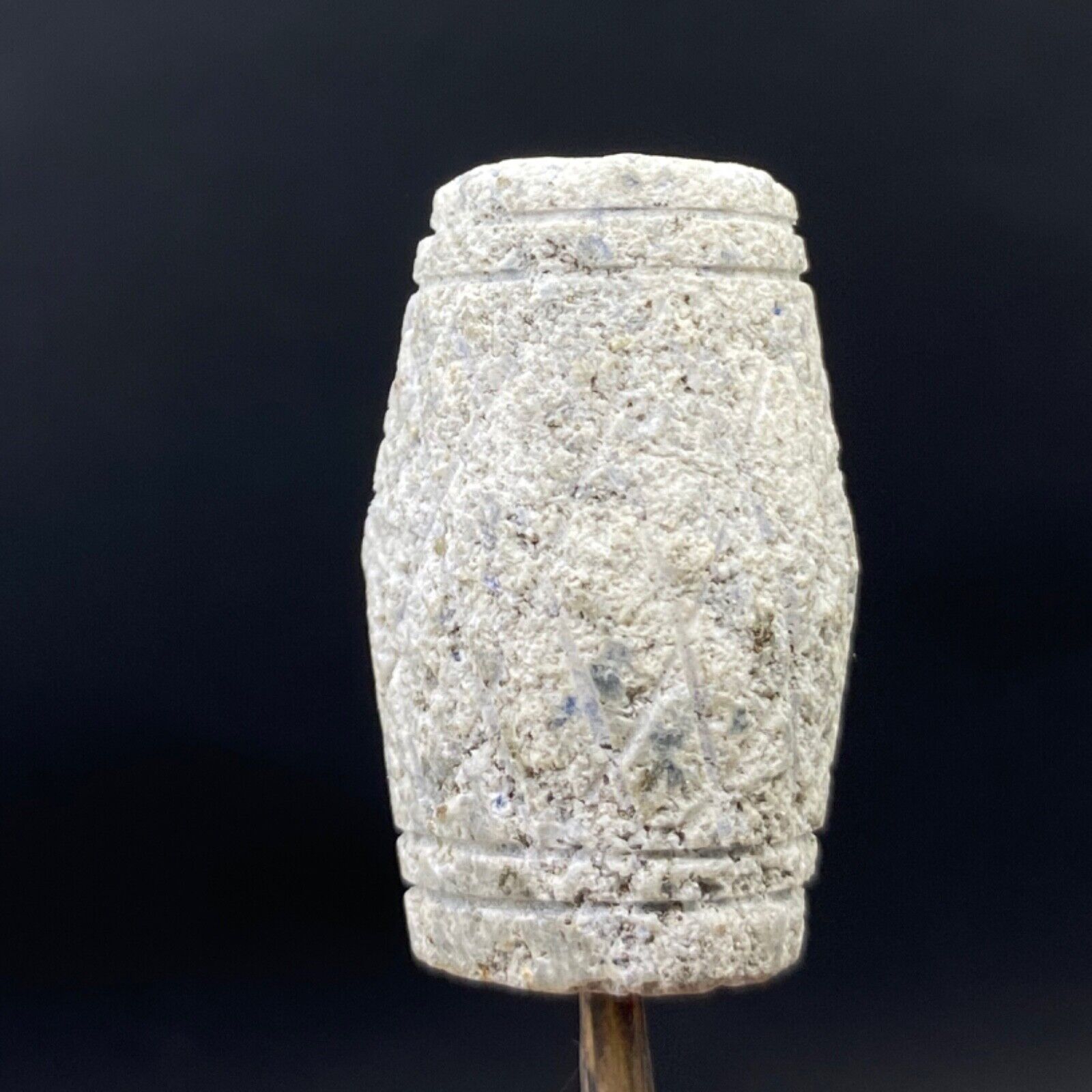 Wonderful genuine ancient Roman stone bead with rare old designs