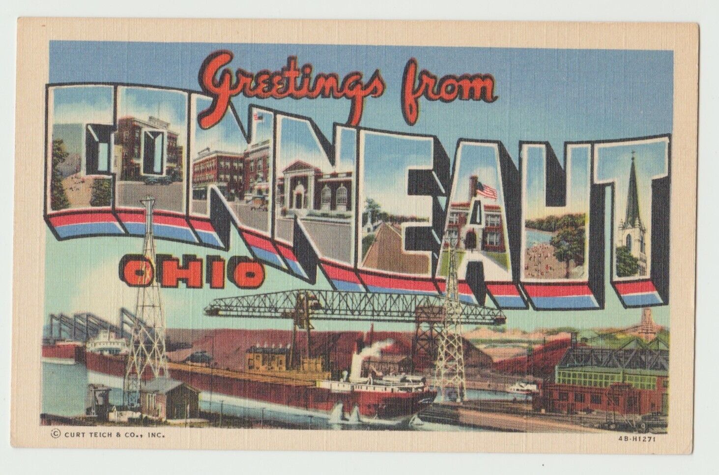 Ohio, Conneaut, Large Letter
