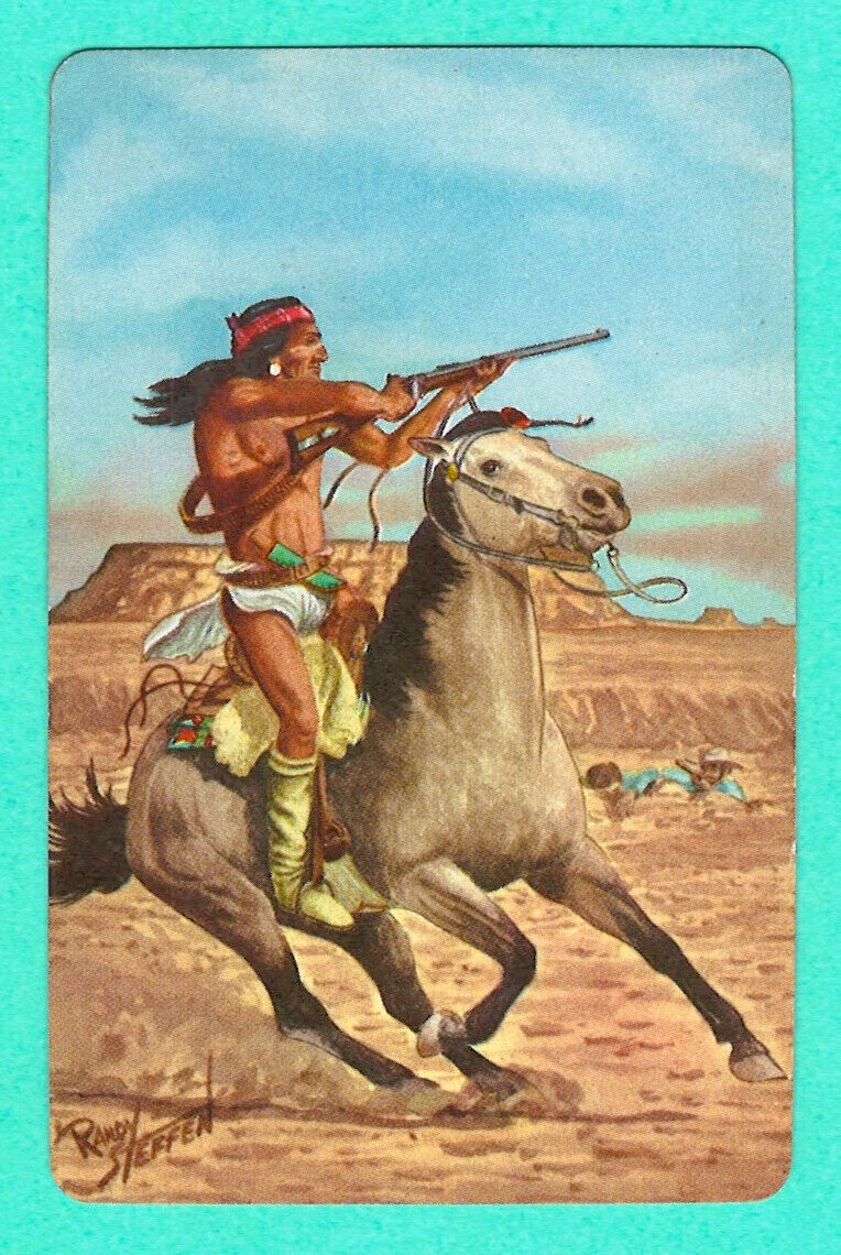 1956 ARMOUR STAR FRANKS F150-1 Indian Language Single Card *GERONIMO* Excellent