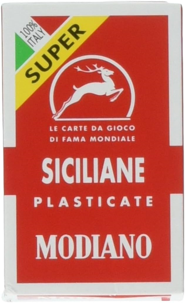 Italian Sicilian Scopa Playing Cards by Modiano