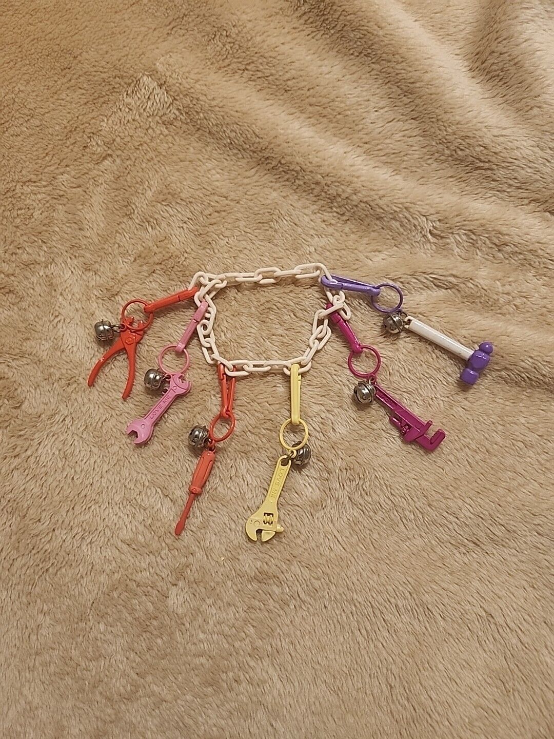 vintage 80s bell charms