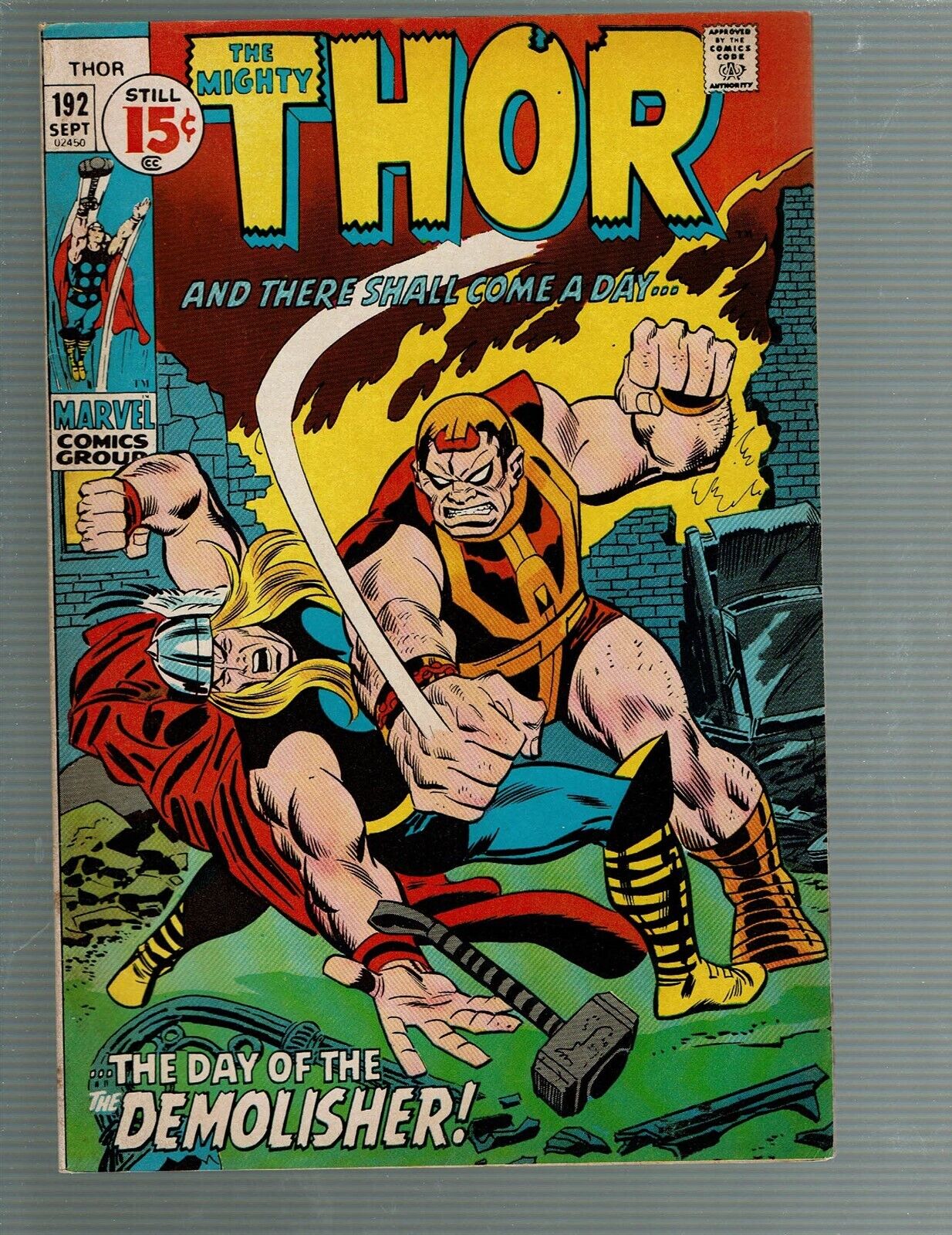 The Mighty Thor 192 Loki Demolisher Silver Surfer F/VF