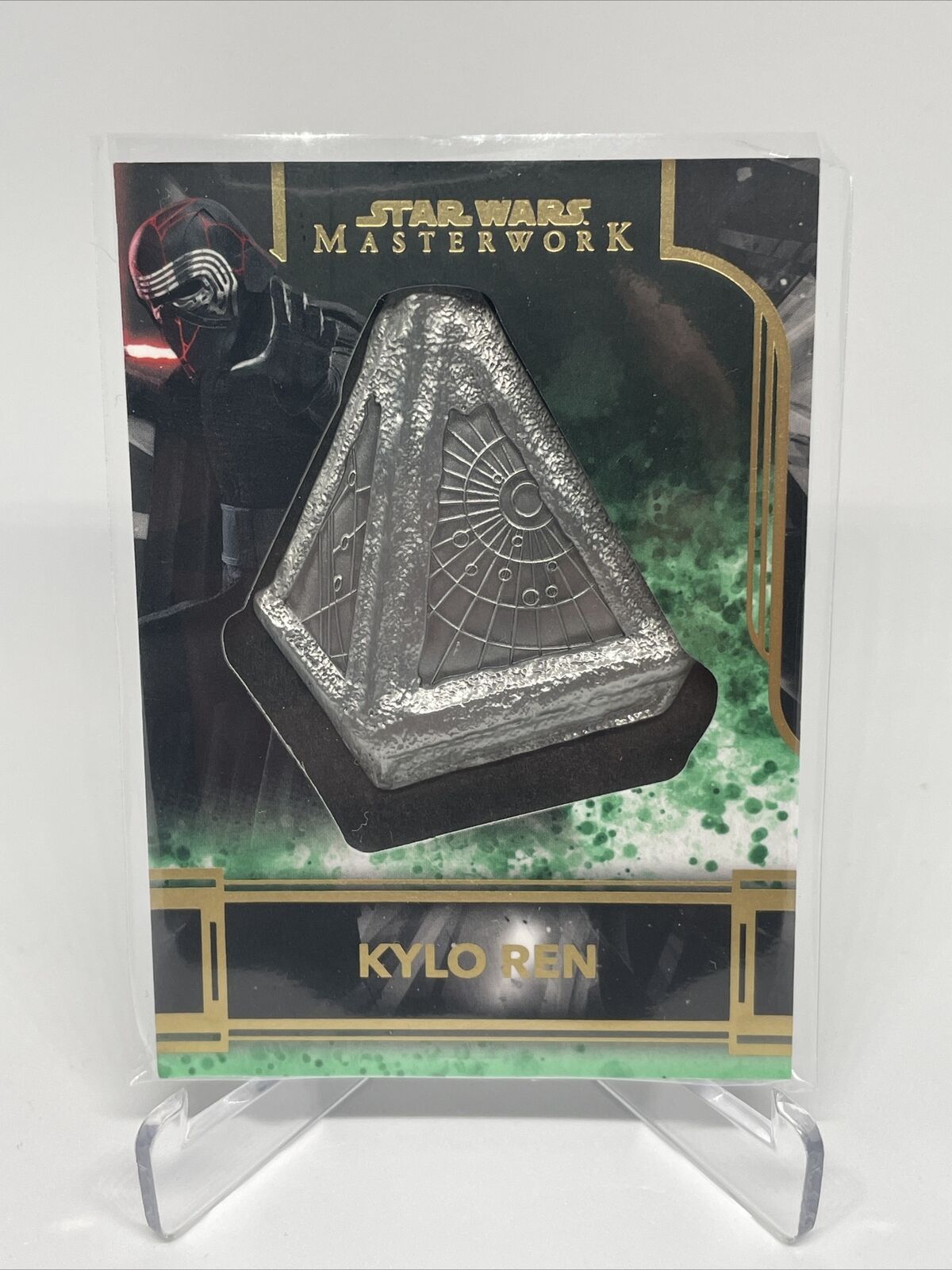 Kylo Ren 2022 Star Wars Masterwork /99 Green Medallion Wayfinder