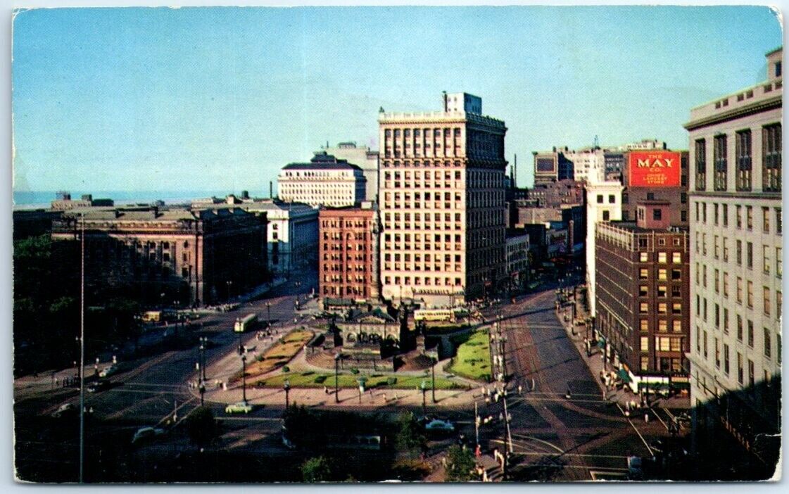 Postcard - Public Square, Cleveland, Ohio, USA