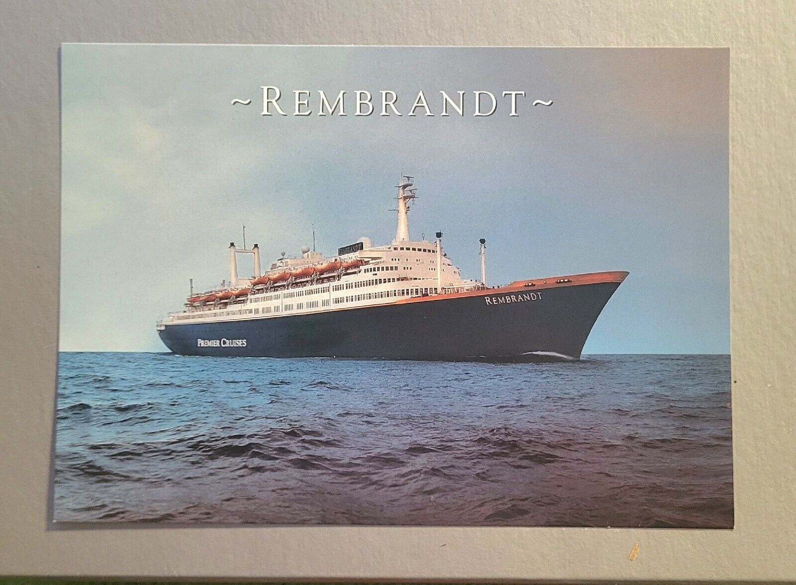 Vintage PREMIER CRUISES REMBRANDT Postcard 4\