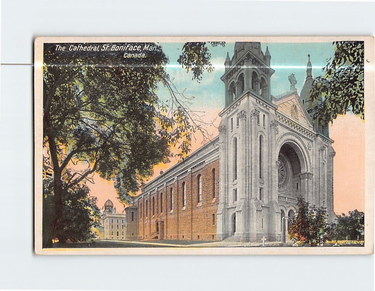 Postcard The Cathedral St. Boniface Manitoba Winnipeg Canada