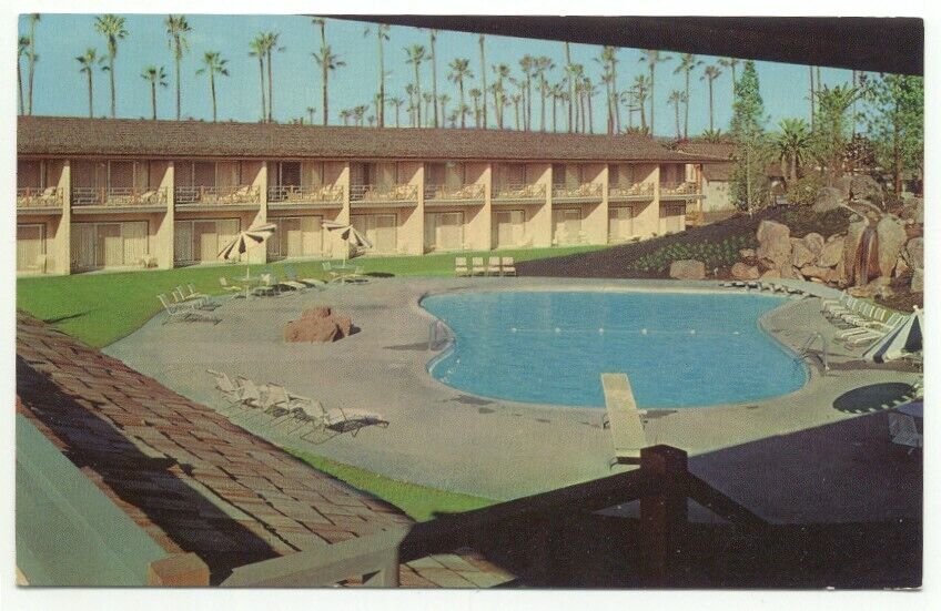 San Diego CA Catamaran Hotel Swimming Pool Postcard California