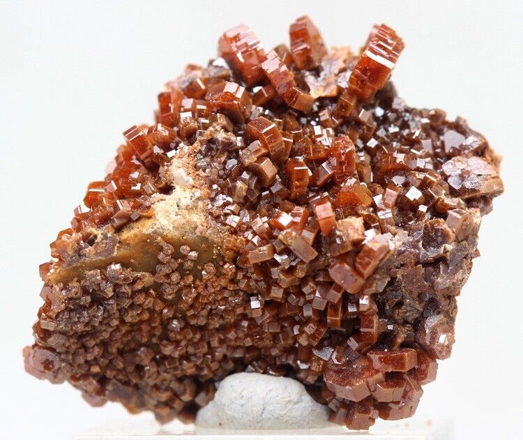AMAZING Vanadinite RED Crystal Cluster Mineral Specimen Matrix Gemstone MOROCCO