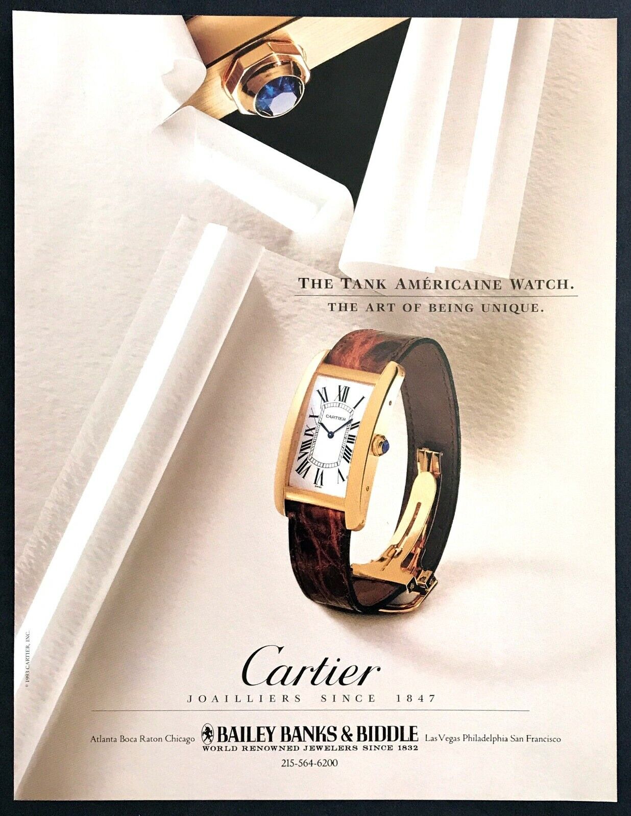 1994 Cartier Tank Americaine Watch photo \
