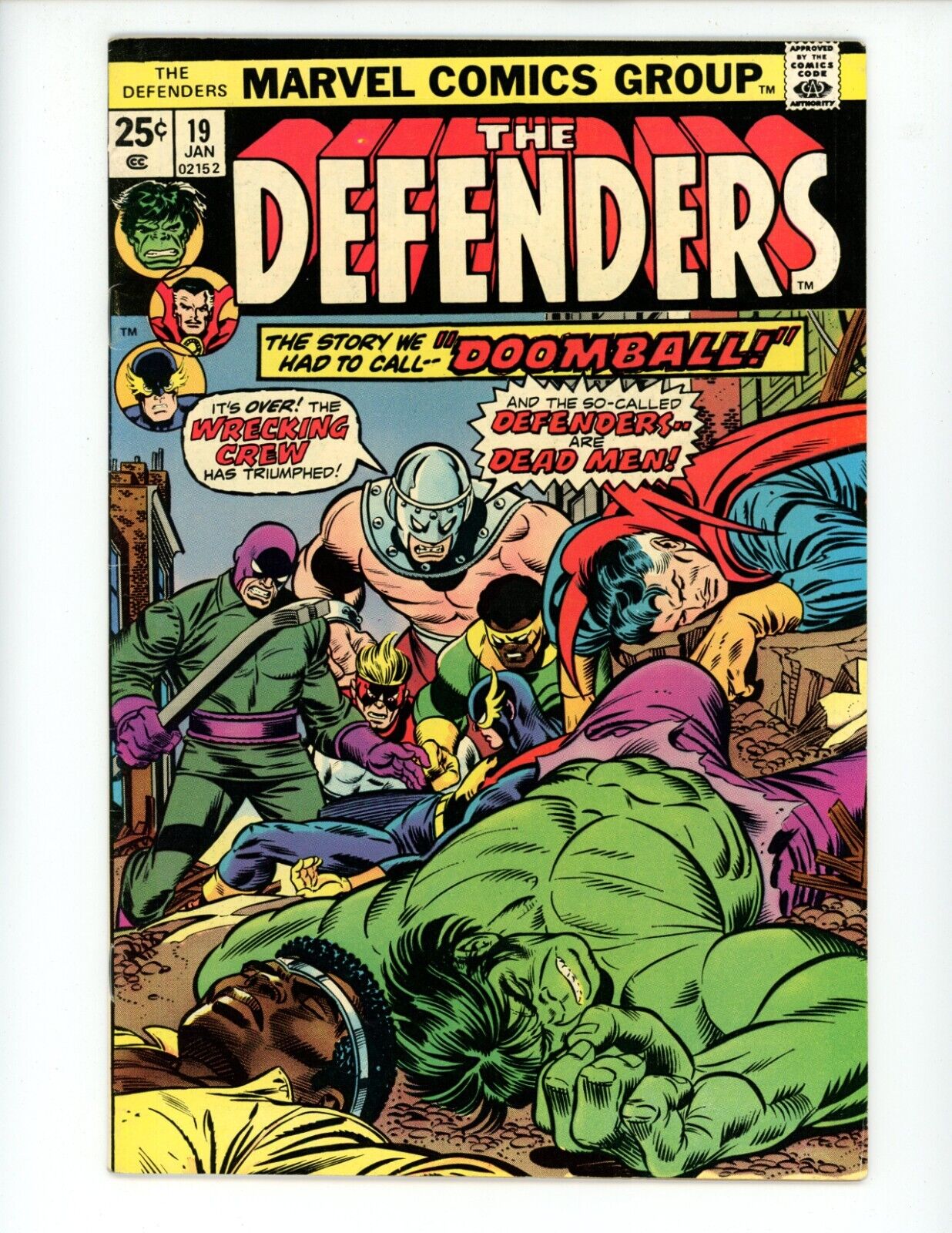 Defenders #19 Comic Book 1975 VF Chris Claremont Gil Kane Marvel Comics