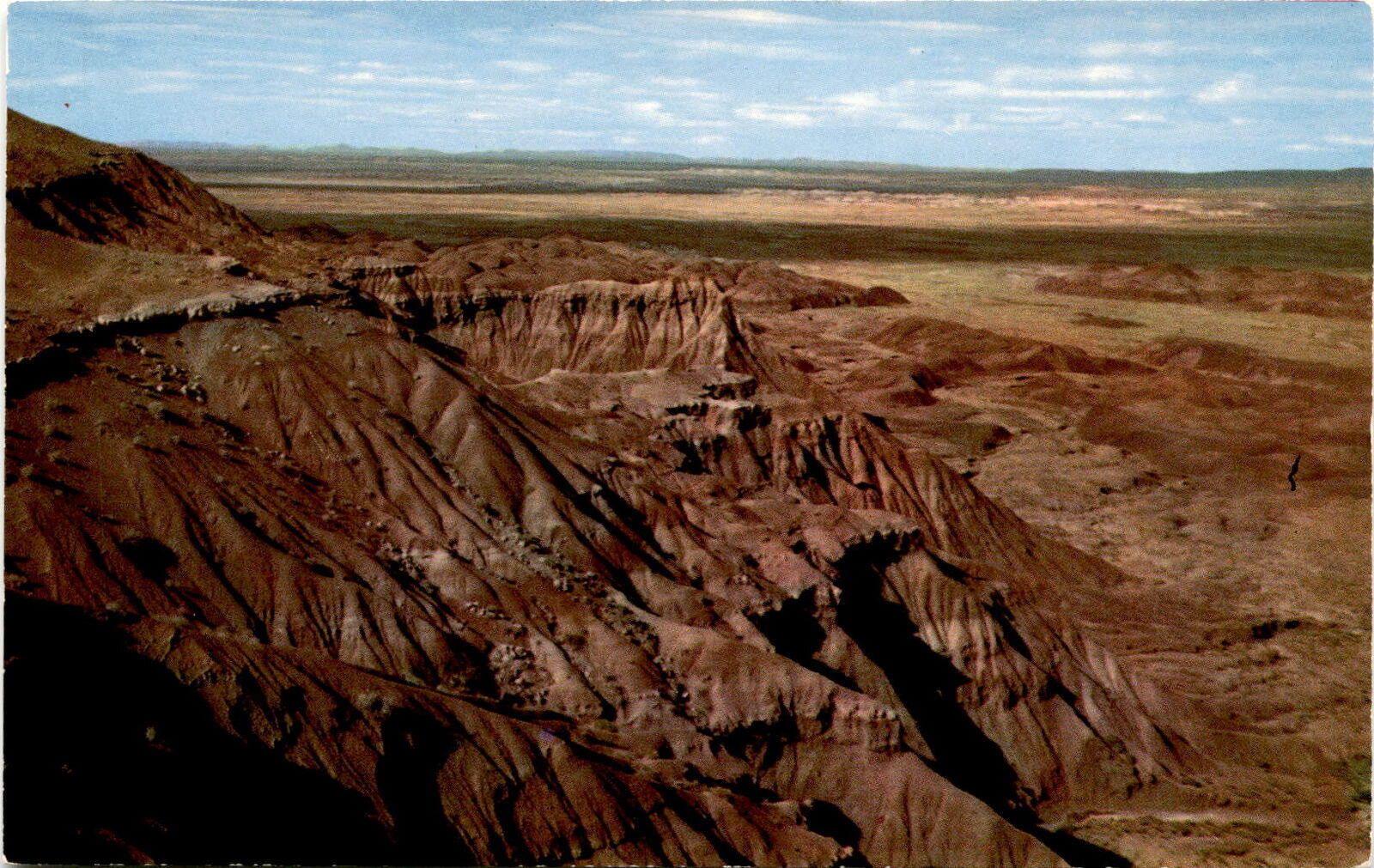 Keywords Painted Desert Arizona Badlands Buttes Sandstone Ledges Postca Postcard