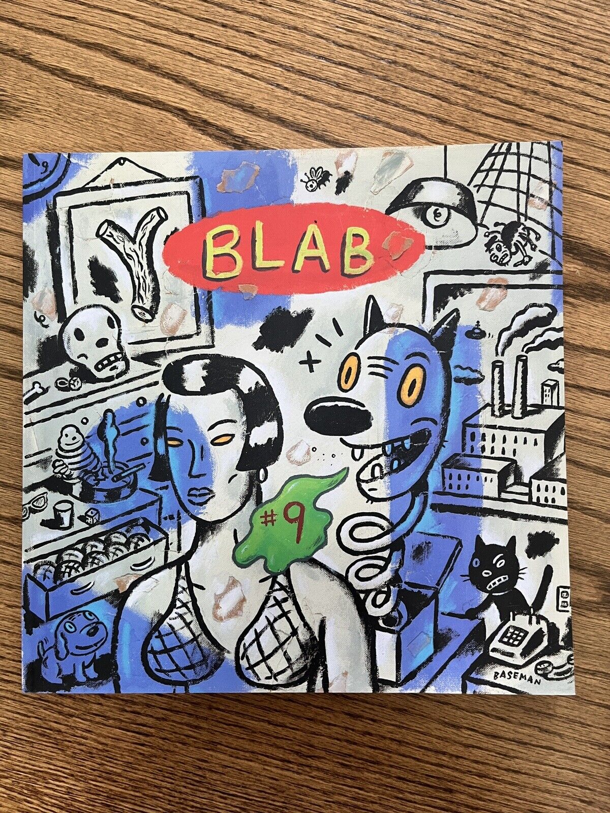 Blab Number 9 comics anthology Fantagraphics Books Gary Baseman cover 1997