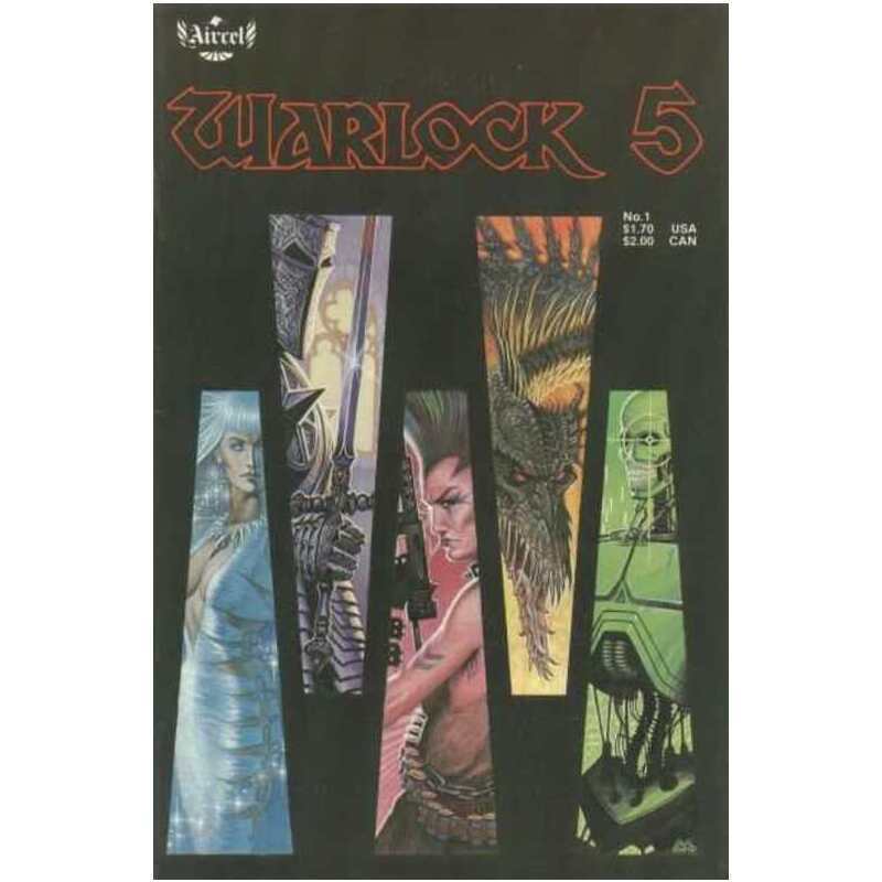 Warlock 5 #1  - 1986 series Aircel comics VF+ Full description below [t%