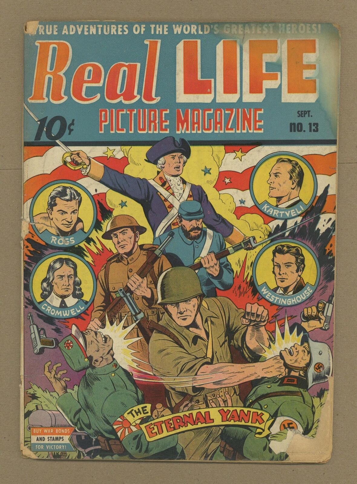 Real Life Comics Picture Magazine #13 FR 1.0 1943