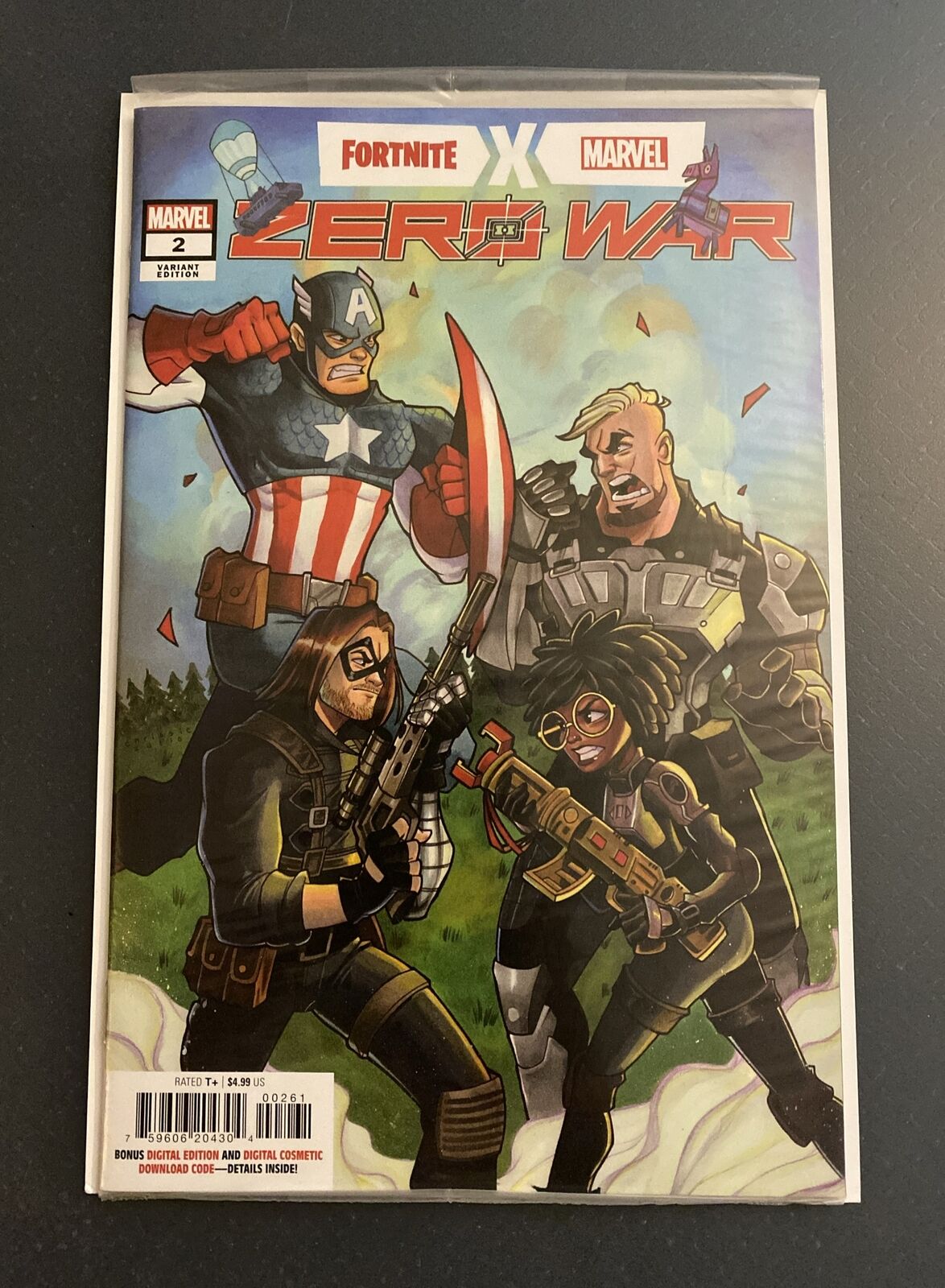 Fortnite X Marvel Zero War #2F Zullo Variant NM 2022 Polybag With Code