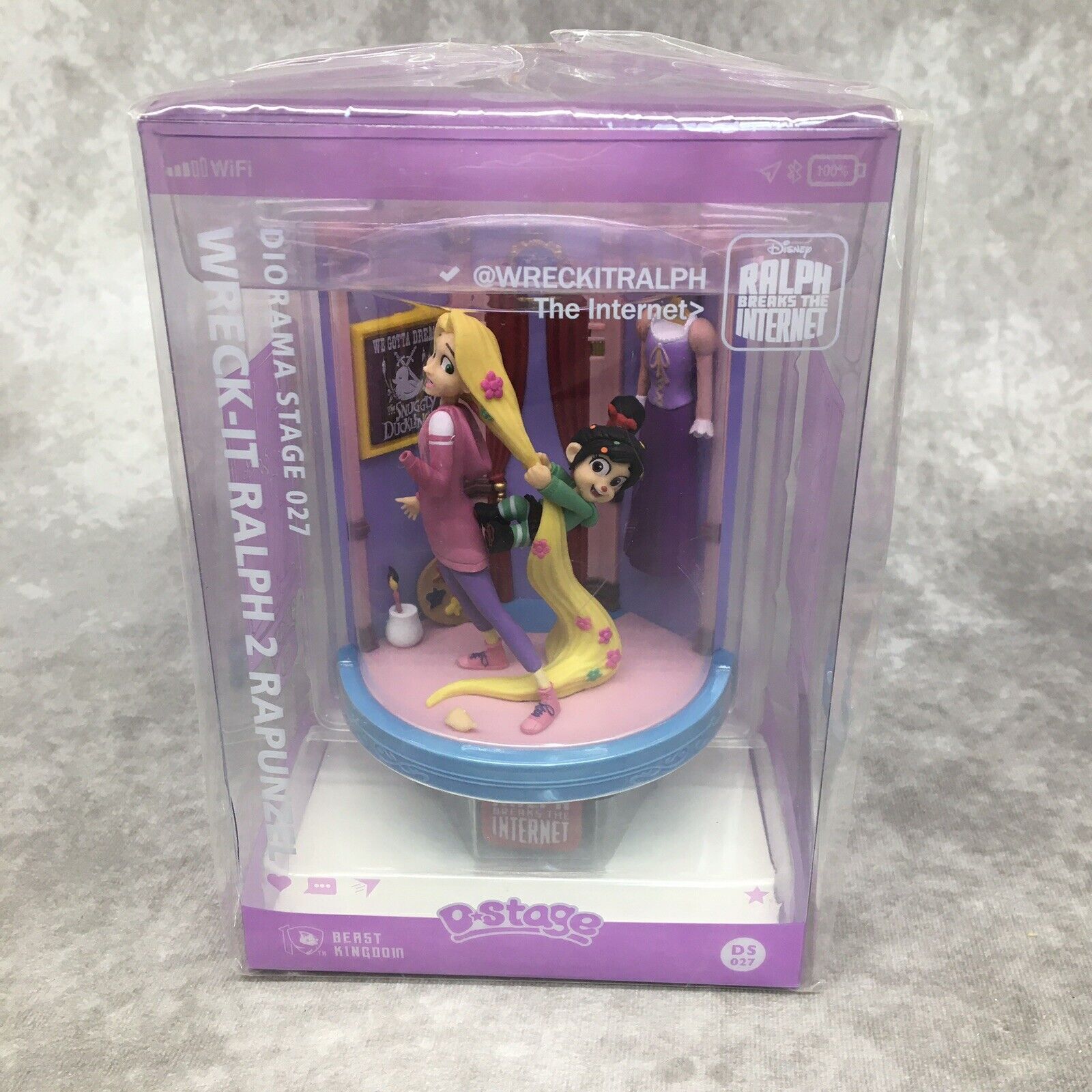 D-Stage Wreck-It Ralph 2 Rapunzel Diorama Stage 027- Hand needs to be popped on