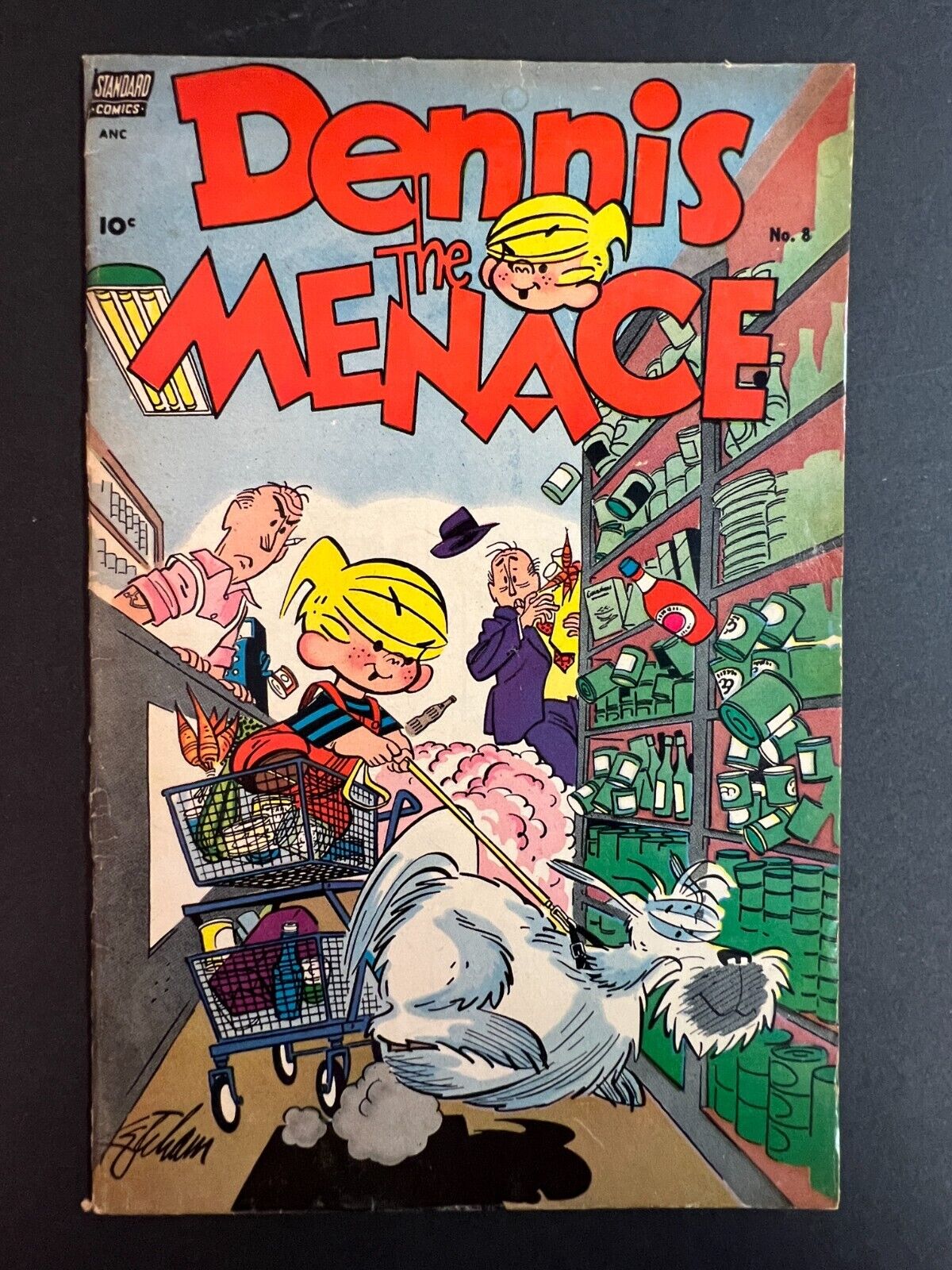 Dennis The Menace #8 Standard Comics 1955 VG