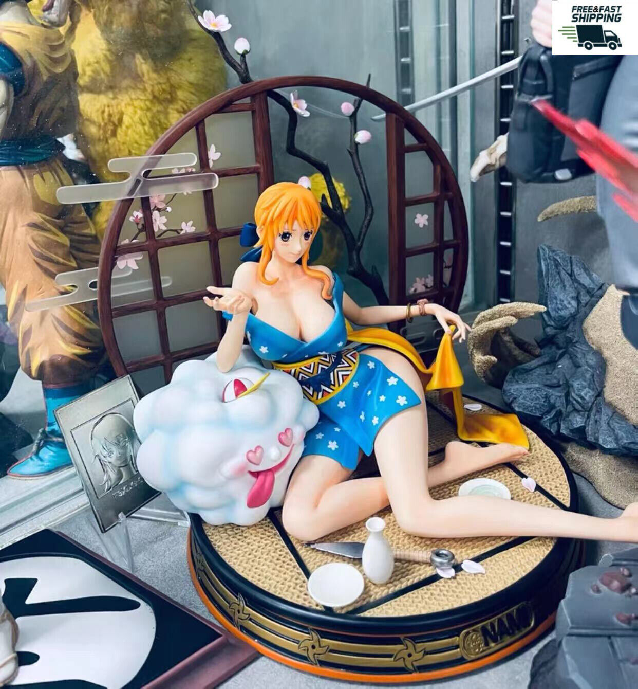 F3 Studio One Piece Nami 1/6 Statue Resin Figure GK Model DREAM GIRL In Stock