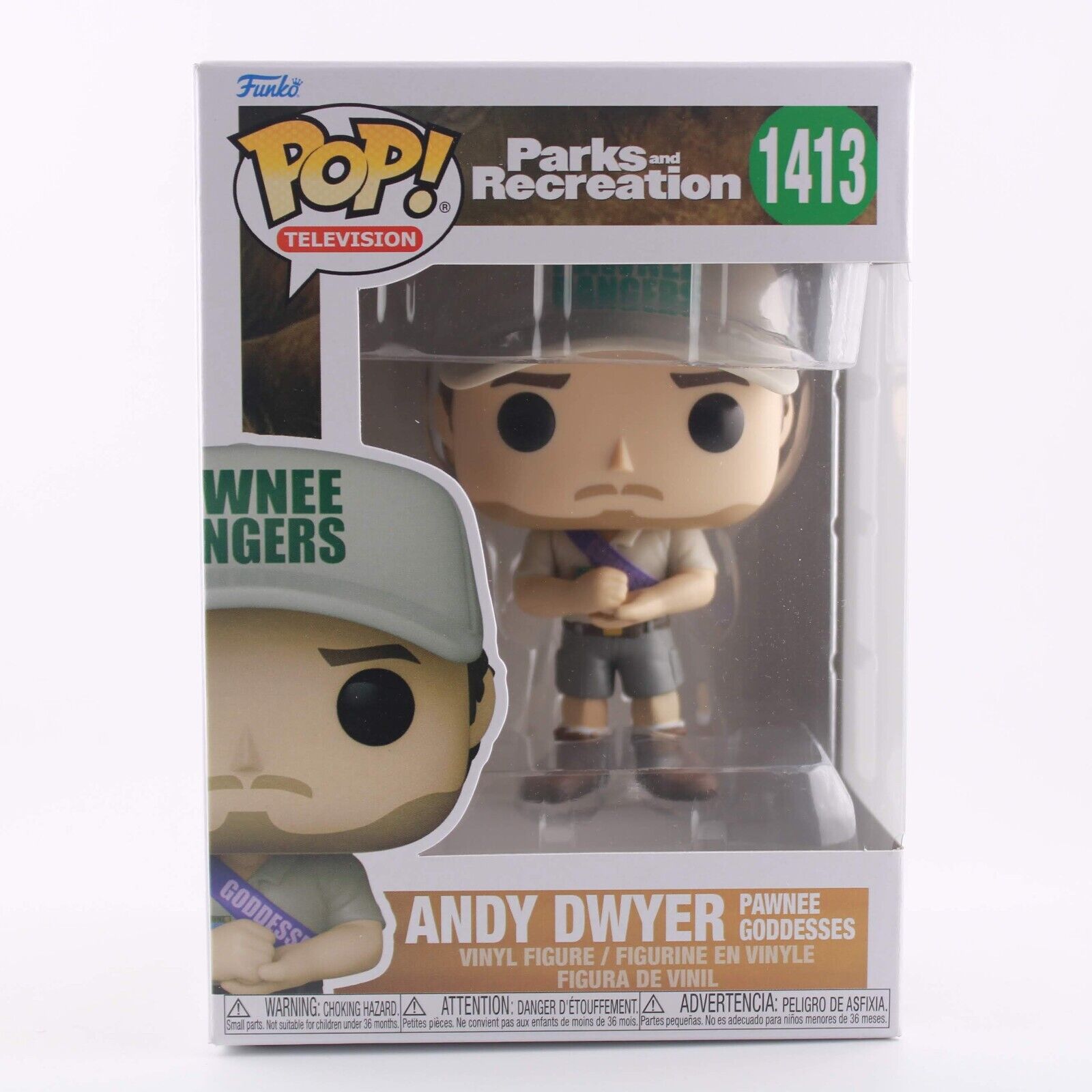 Funko Pop Parks and Recreation Andy Dwyer Pawnee Goddesses #1413