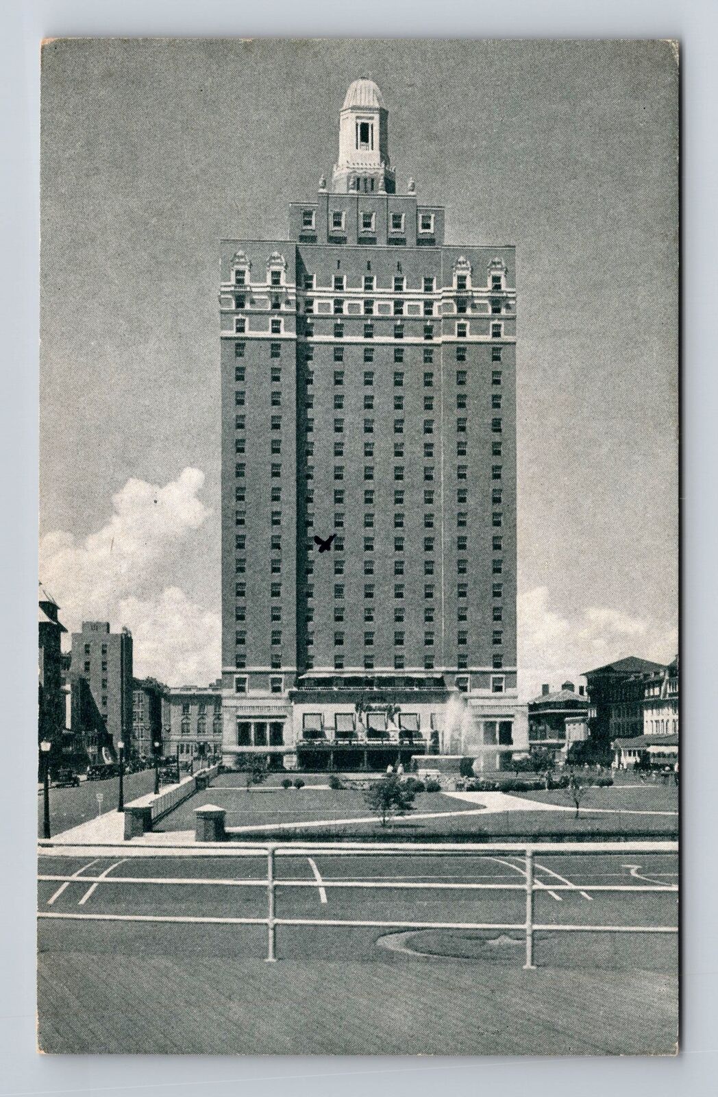 Atlantic City NJ-New Jersey, Hotel Claridge Advertising Antique Vintage Postcard