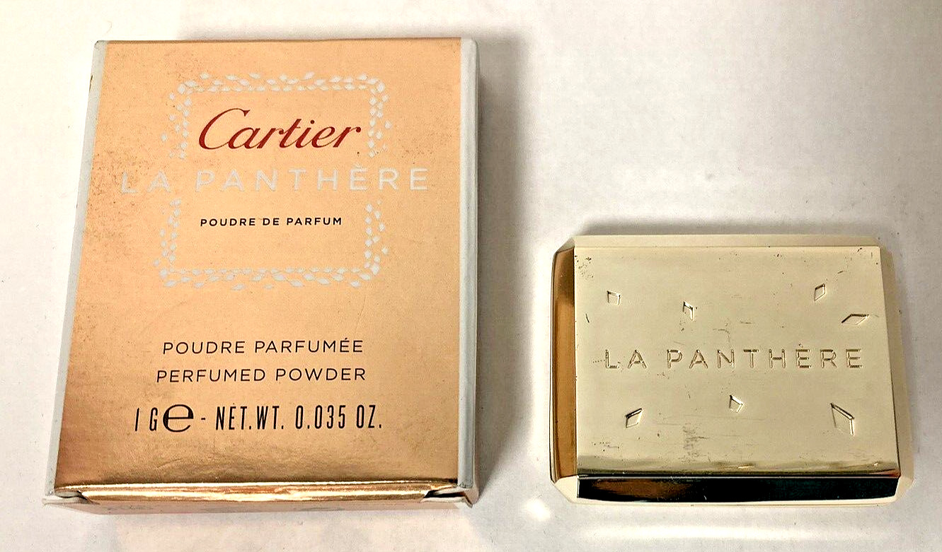 Cartier la Panthere Perfumed Powder Compact w/ Box