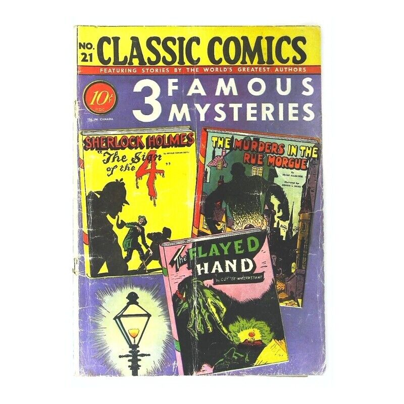 Classics Illustrated (1941 series) #21 HRN #21 in VG minus. Gilberton comics [i;