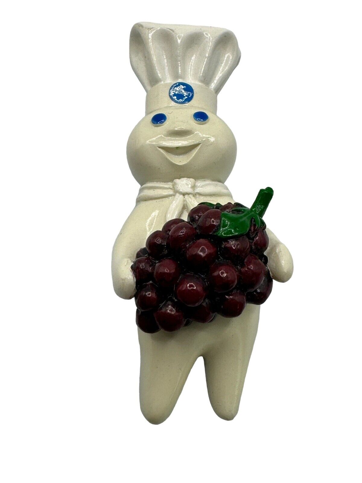Vintage 2004 Pillsbury Doughboy Ceramic Refrigerator Magnet 3\'\' Tall