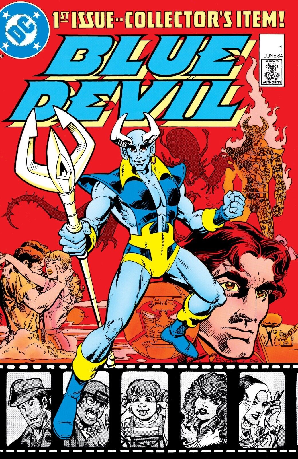 BLUE DEVIL DIGITAL COMICS FREE with purchase of the ART Printed DVD & case *