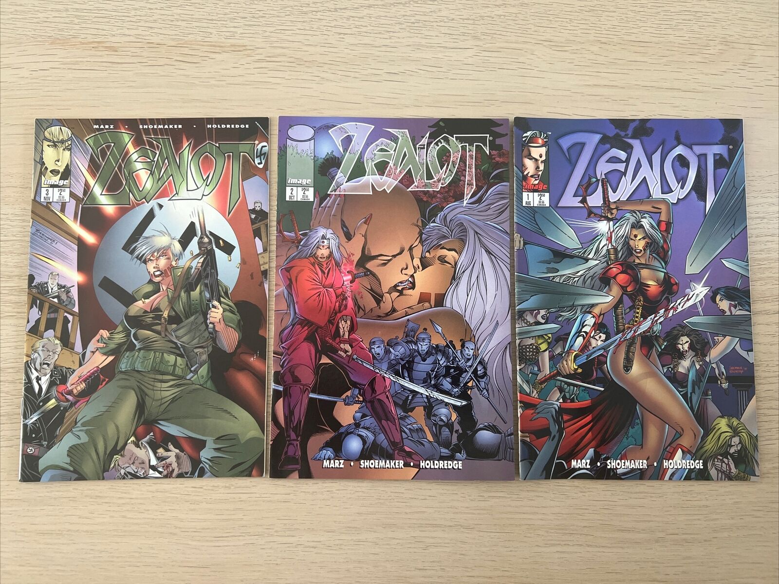 Zealot - Complete Series Image Comics issues 1-3  1995