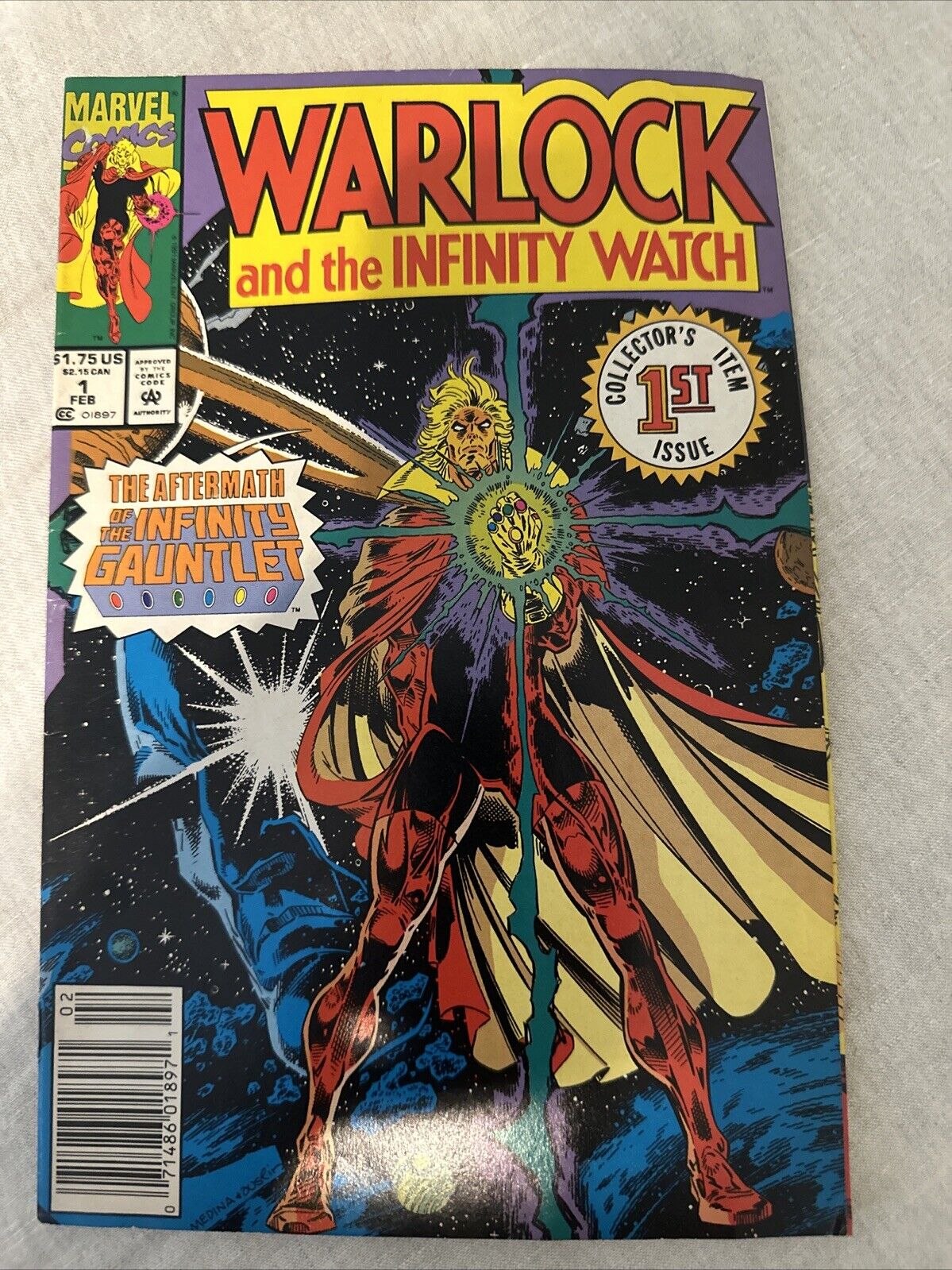 Warlock and the Infinity Watch #1 (Marvel Comics February 1992)