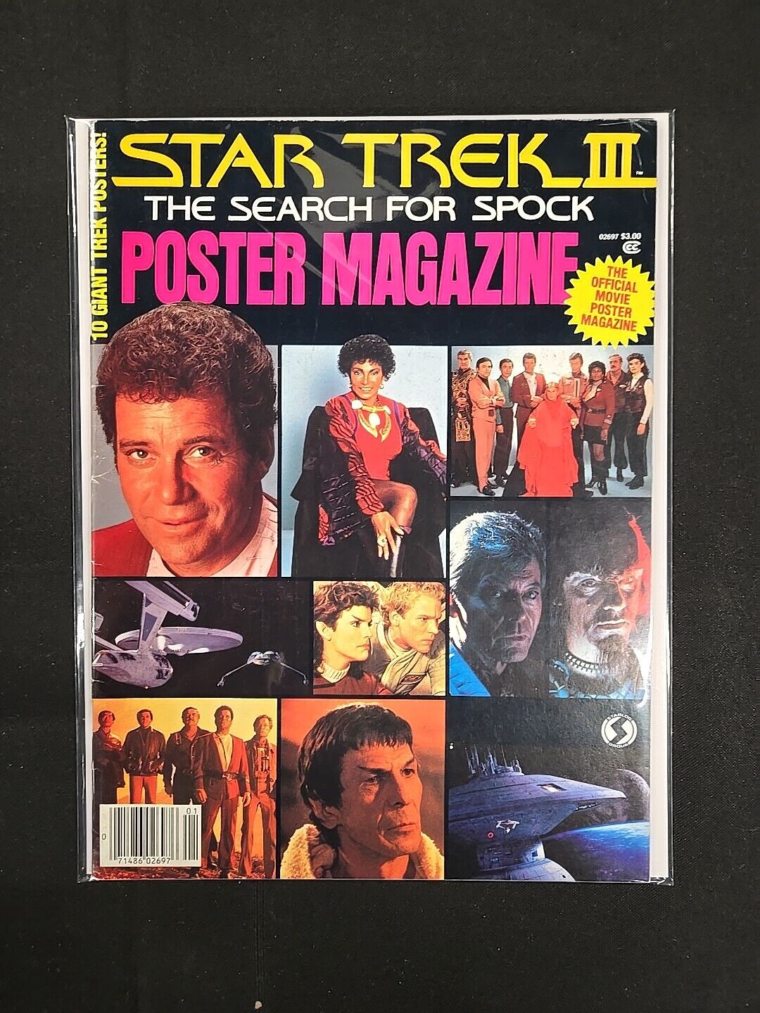 Star Trek III 3 The Search For Spock Official Poster Magazine Gene Roddenberry