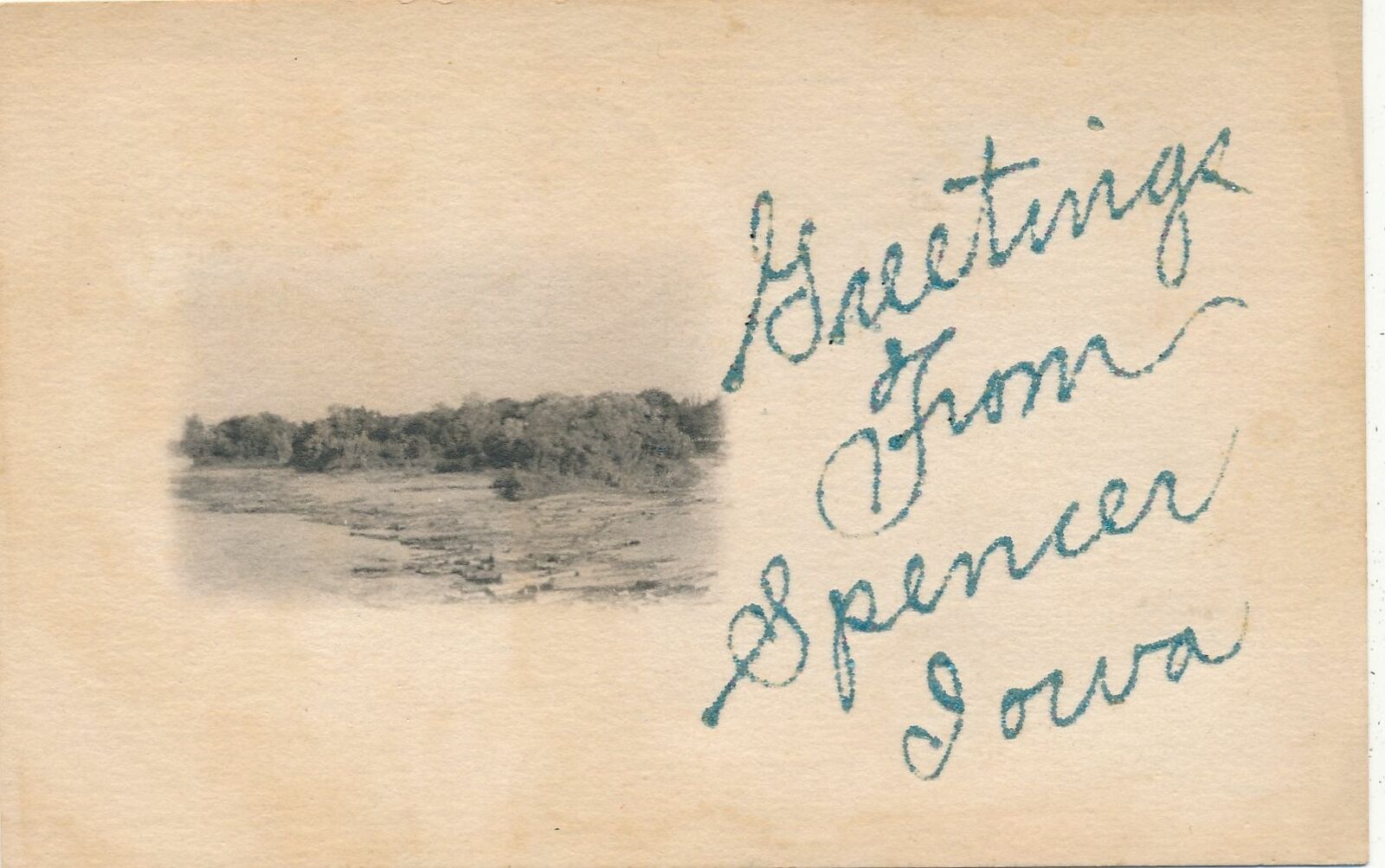 SPENCER IA - Greetings From Spencer Postcard